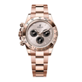 Chronographe 40 – Cadran Chocolat | Bracelet Ton Or Rose