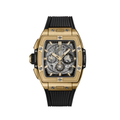 Chronographe Fusion 42 – Cadran Noir | Boîtier Ton Or Jaune & Bracelet Caoutchouc