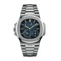 Complication Intégrée 40 – Cadran Bleu | Bracelet en Acier & Affichage Multi-Fonctions