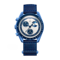 Chronographe Phase 42 – Cadran Bleu | Boîtier Bleu & Bracelet Bleu & Lunette Tachymètre